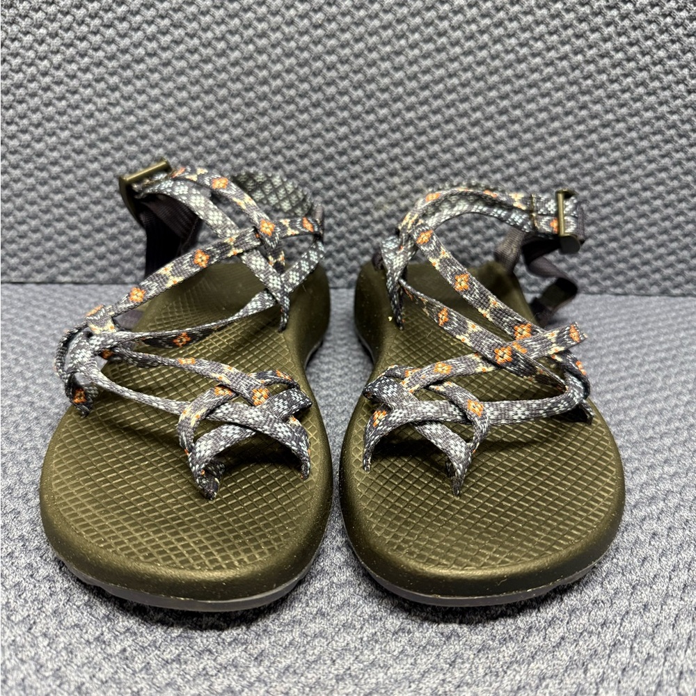 Chaco Blue and Orange Sandals — size 9